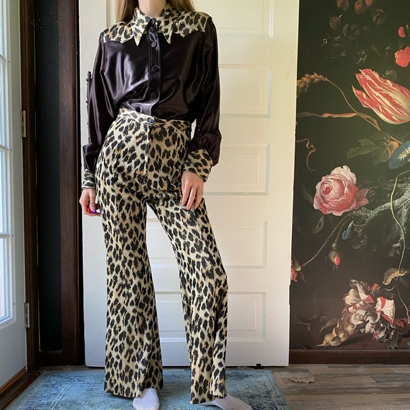 Vintage Fredericks Of Hollywood Leopard 